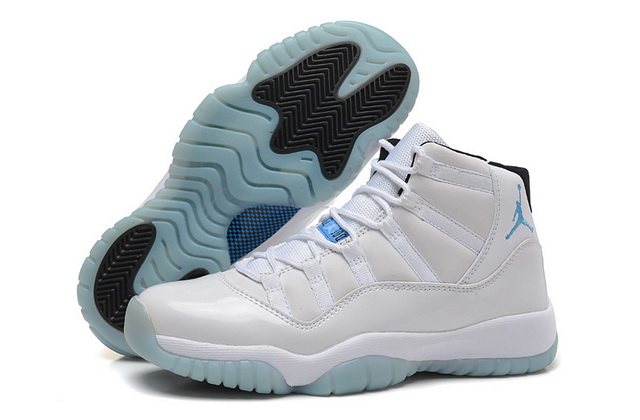 Women Air Jordan Shoes 11 Legend Blue/Columbia Blue [Women Cheap Jordans 11 18]